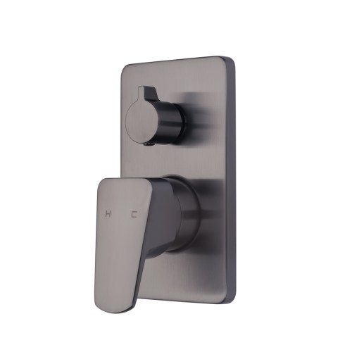 Eclipse Shower Mixer with Diverter - Brushed Gunmetal (PVD)