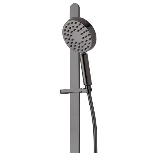 Eclipse Slide Shower (Round) – 1 Function - Mirrored Black (PVD)