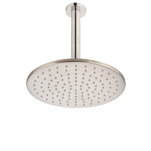 Voda Shower Drencher (Round) – Ceiling Mount - Brushed Nickel (PVD)