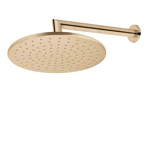 Voda Shower Drencher (Round) – Wall Mount - Brushed Brass (PVD)