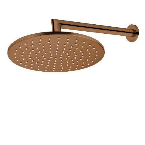 Voda Shower Drencher (Round) – Wall Mount - Brushed Copper (PVD)