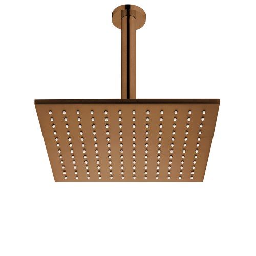 Voda Shower Drencher (Square) – Ceiling Mount - Brushed Copper (PVD)