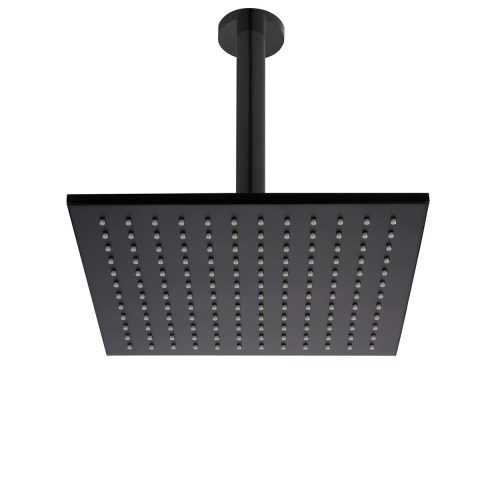 Voda Shower Drencher (Square) – Ceiling Mount - Matte Black
