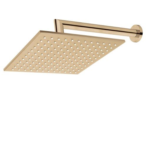 Voda Shower Drencher (Square) – Wall Mount - Brushed Brass (PVD)