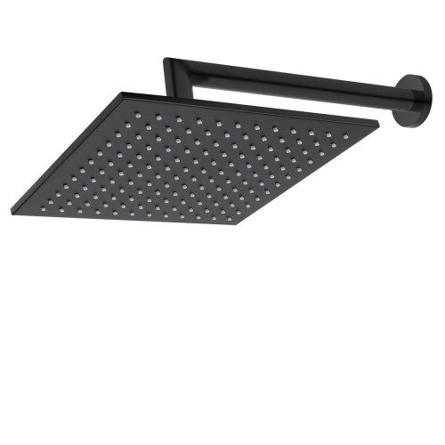 Voda Shower Drencher (Square) – Wall Mount - Matte Black