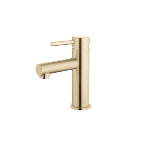EcoMinimal Basin Mixer - Brushed Brass (PVD)