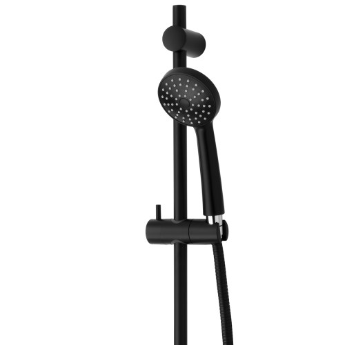 EcoMinimal Slide Shower - Matte Black