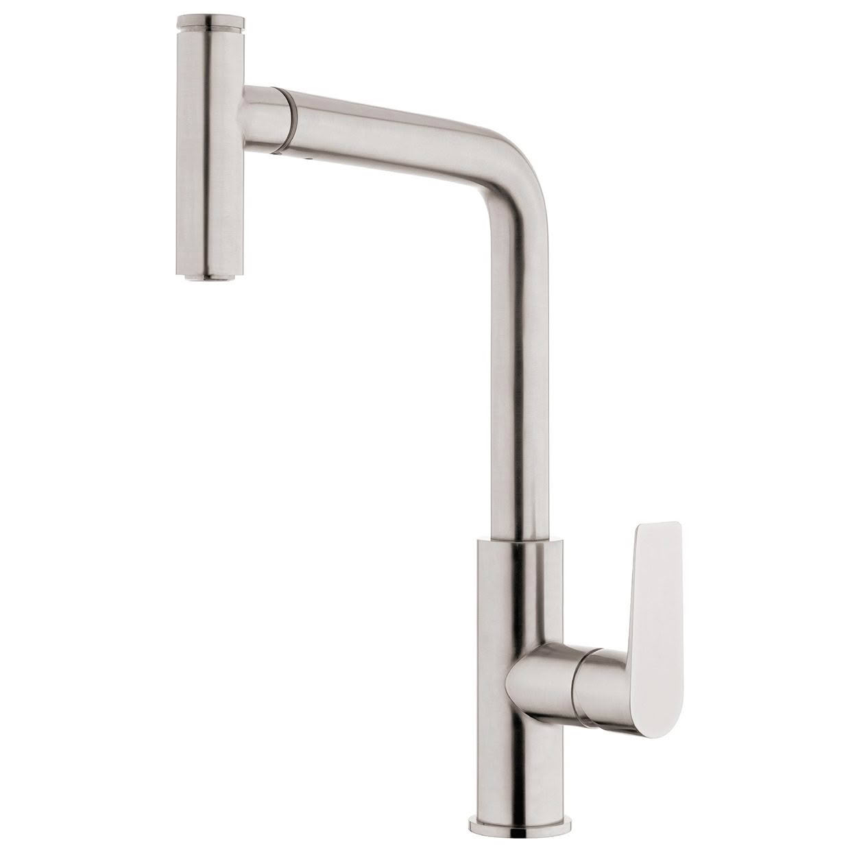 Olympia High Rise Pull Out Sink Mixer - Dual Function - Brushed Nickel (PVD)