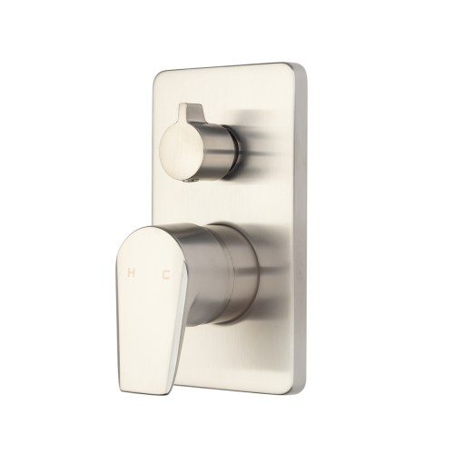 Olympia Shower Mixer with Diverter - Brushed Nickel (PVD)