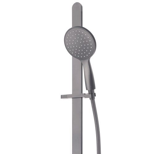 Olympia Slide Shower (Round) – 1 Function - Brushed Gunmetal (PVD)
