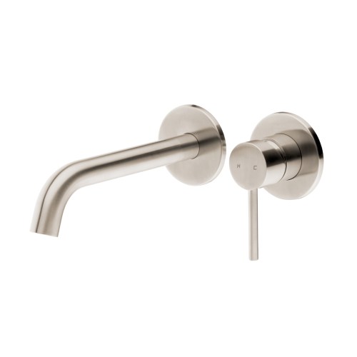 Storm Wall Mounted Basin Mixer - Brushed Stainless (304)
