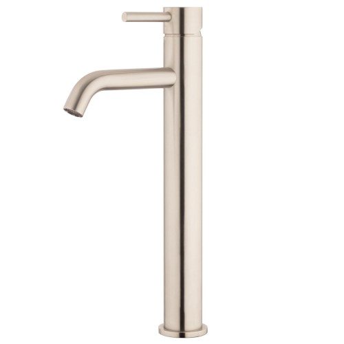 Storm High Rise Basin Mixer - Brushed Stainless (304)