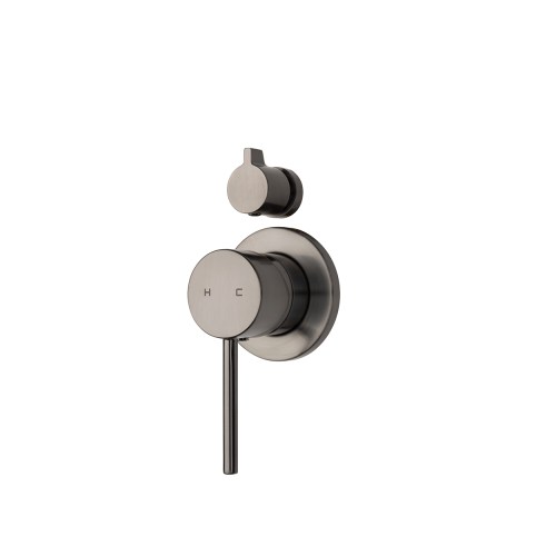 Storm Shower Mixer with Diverter - Brushed Gunmetal (PVD)