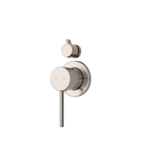 Storm Shower Mixer with Diverter - Brushed Stainless (304)