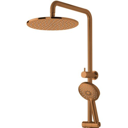 Storm Double Head Shower - Brushed Copper (PVD)
